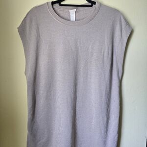 H&M Basics Muscle Tank Sweater, XS, Taupe